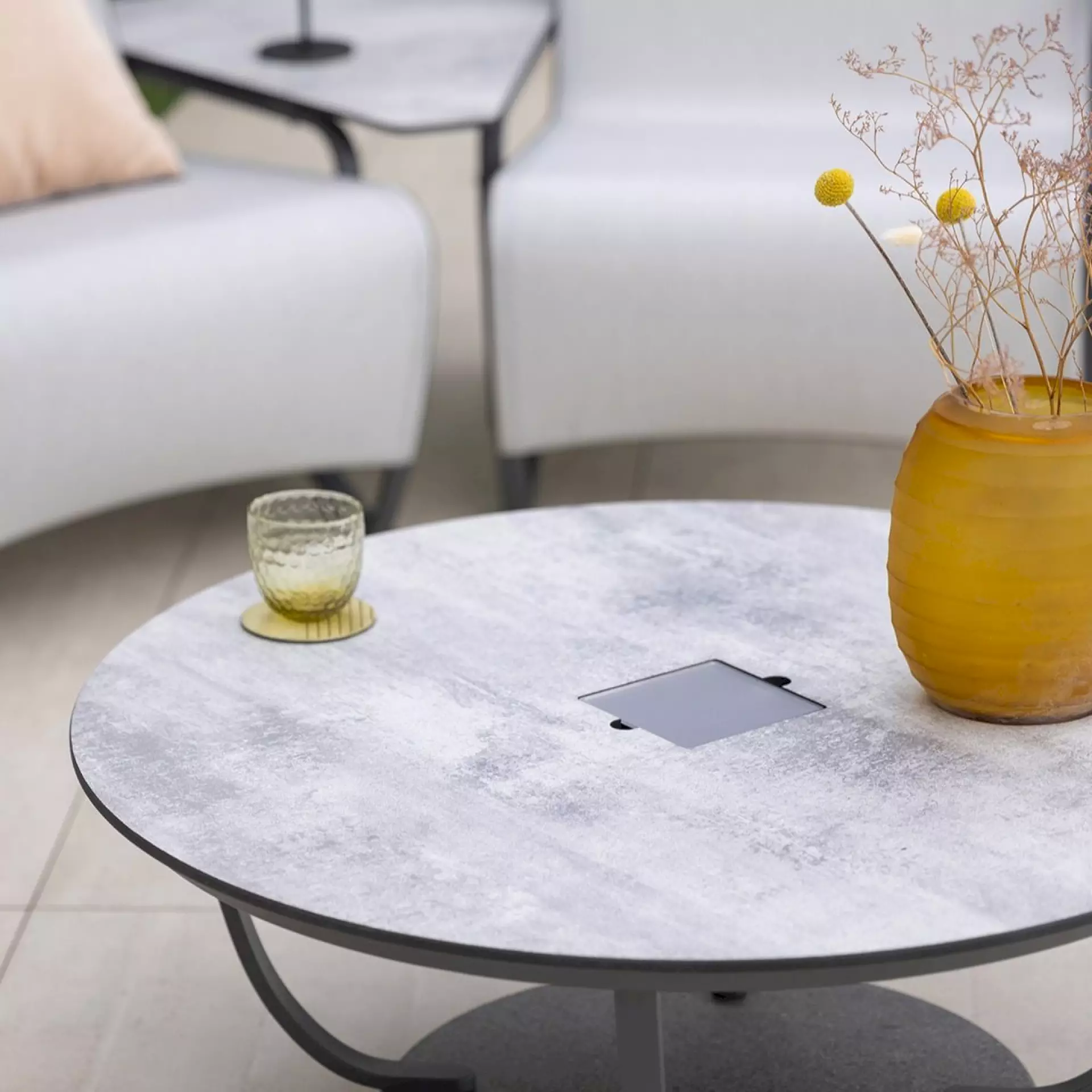 Table basse solaire Ø 90 cm Jet Stream