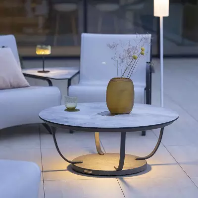 Table basse solaire Ø 90 cm Jet Stream