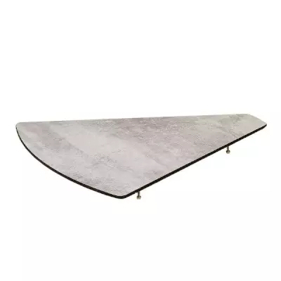 Tablette d'angle Jet Stream HPL